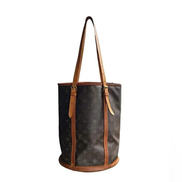 Louis Vuitton Monogram Bucket GM Tote Authentic Vintage DK1018 Made in France - Picture 1 of 16